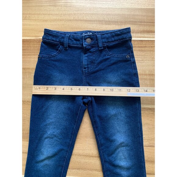 Cat & Jack Girls Blue Denim Leggings Cotton Blend Stretchy Size Small 6-6X - Picture 8 of 11